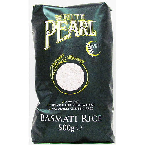 White Pearl Basmati Block Bottom 500g × 8 × 1