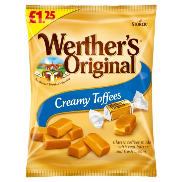 Werther's Original Creamy Toffees 110g 110g × 12 × 1