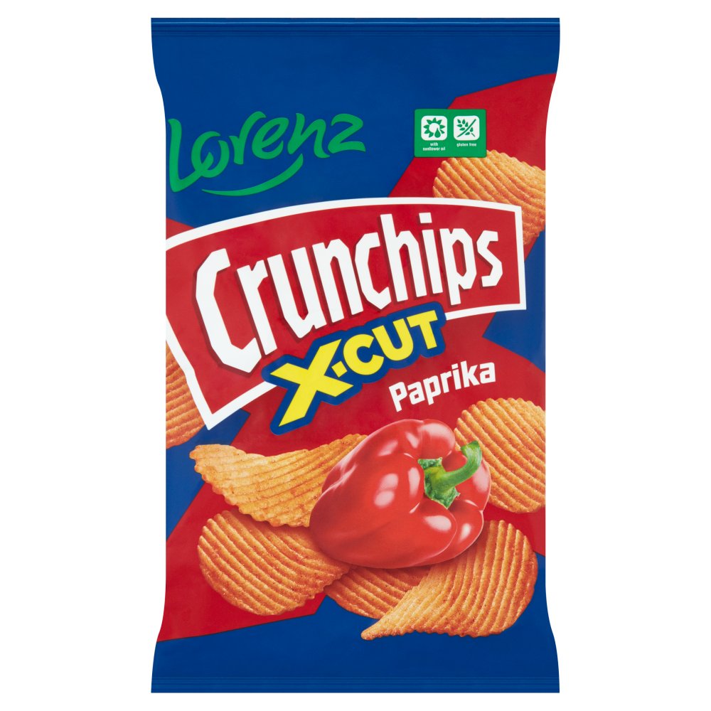Lorenz Crunchips X-Cut Paprika 75g 75g × 12 × 1