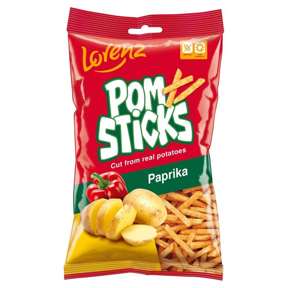 Lorenz Snack-World Pomsticks Paprika 85g 85g × 14 × 1