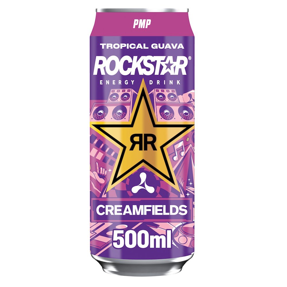 Rockstar Energy Drink Tropical Guava 500ml 500ml × 12 × 1