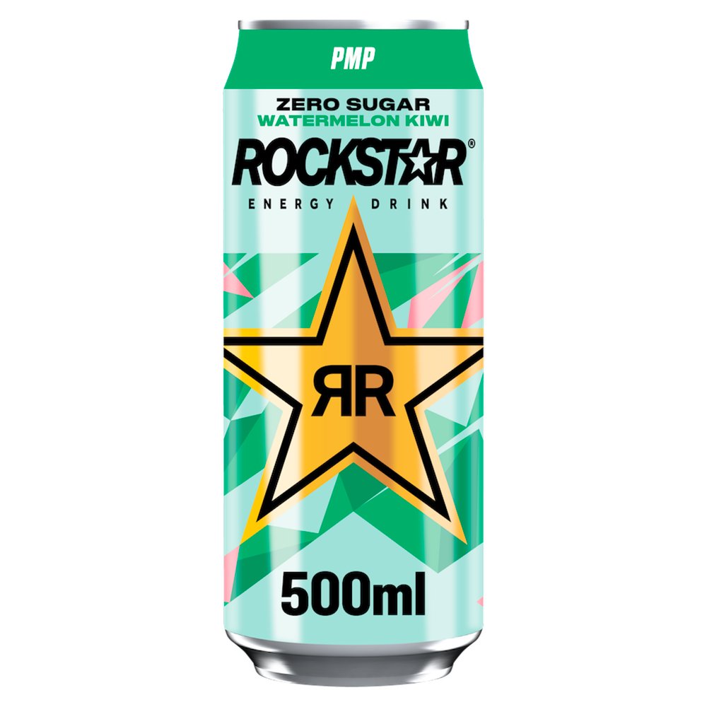 Rockstar Energy Drink Refresh Watermelon & Kiwi  500ml 500ml × 12 × 1