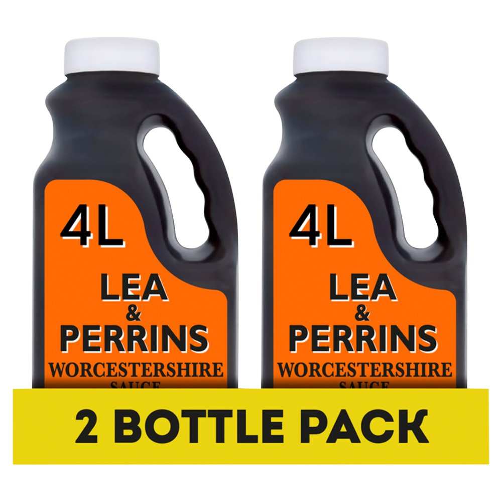 Lea & Perrins Worcestershire Sauce 2 x 4L 4Ltr × 2