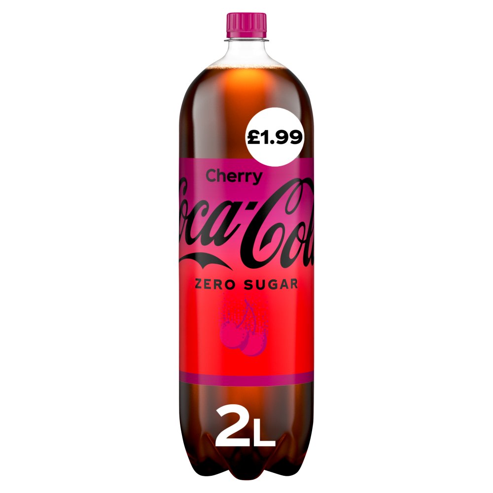 Coca-Cola Zero Sugar Cherry 2L   2Ltr × 6 × 1