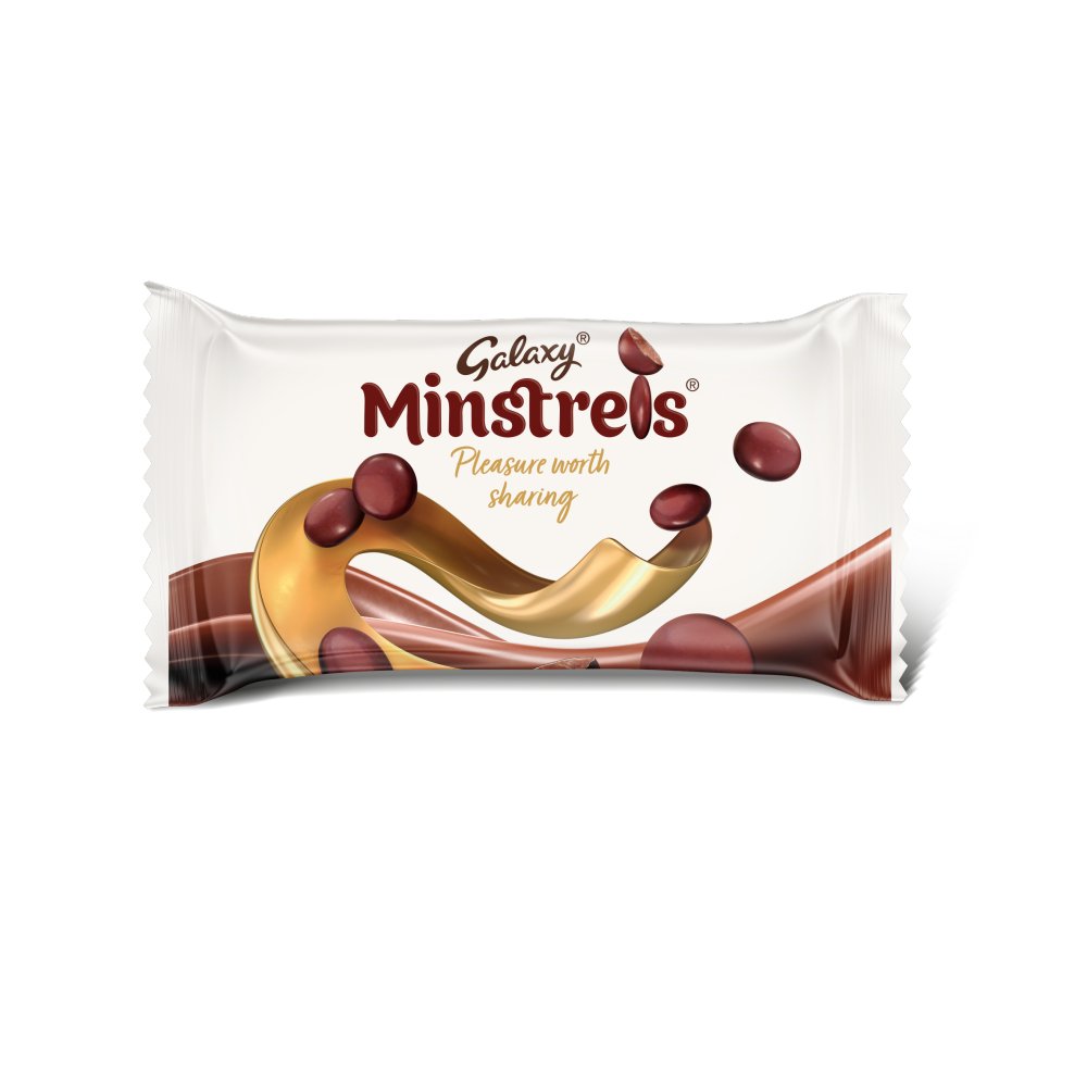 Galaxy Minstrels Chocolate Bag 42g Std × 40 × 1