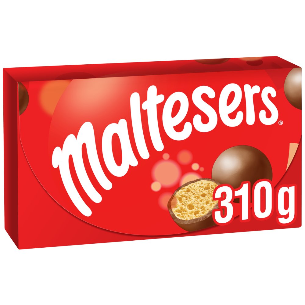 Maltesers Milk Chocolate & Honeycomb Gift Box of Chocolates Fairtrade 310g 310g × 7