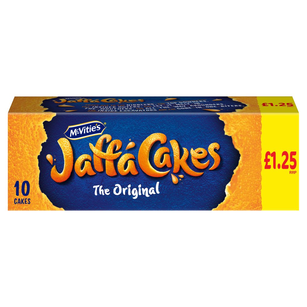 McVitie’s Jaffa Cakes Original Chocolate Biscuits 10 Cakes  , 110g 110g × 12 × 1