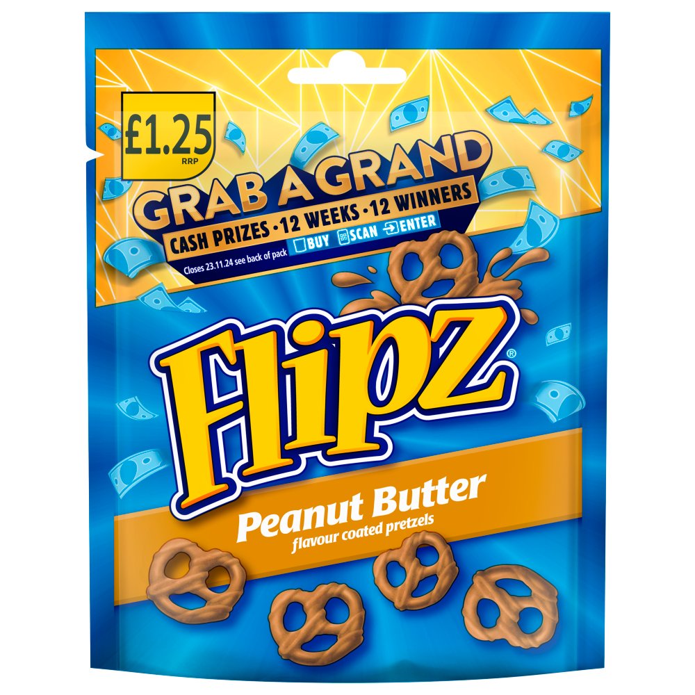 Flipz Peanut Butter 12x80g RRP   80g × 12 × 1