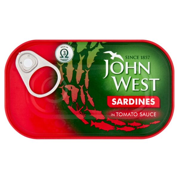 John West Sardines in Tomato Sauce 120g 120g × 12 × 1