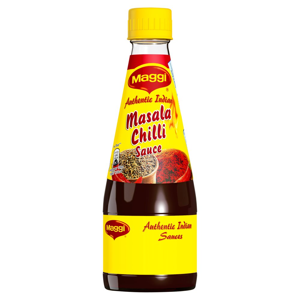 Maggi Authentic Indian Spicy Masala Chilli Dipping and Cooking Sauce 400g 400g × 6 × 1