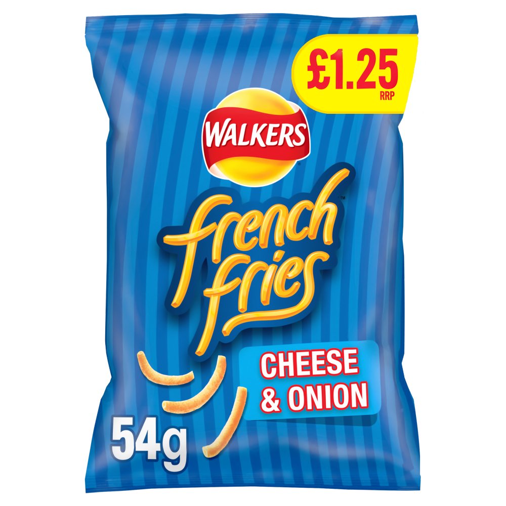 Walkers French Fries Cheese & Onion Snacks Crisps  RRP  54g 54g × 15 × 1