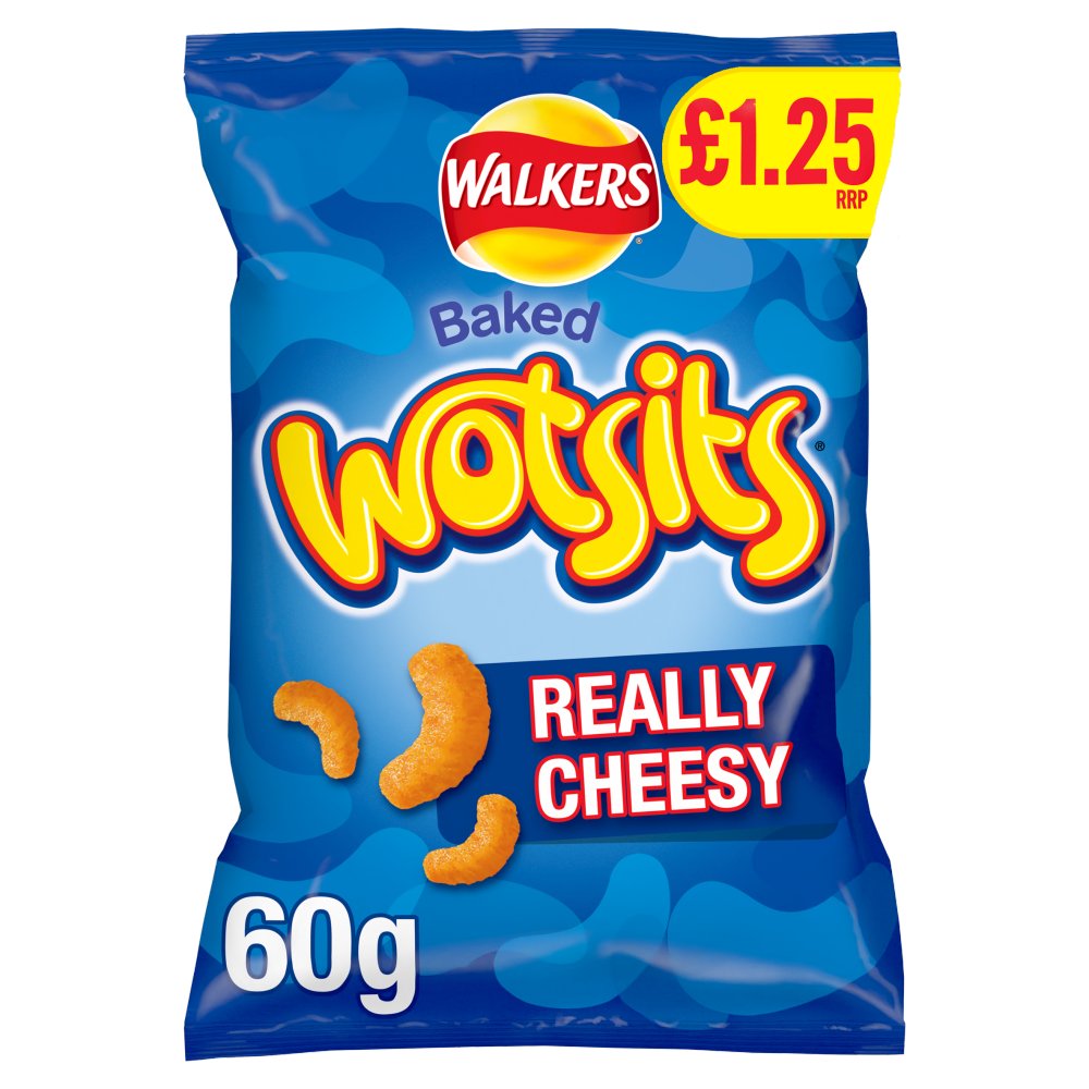 Walkers Wotsits Cheese Snacks Crisps  RRP  60g 60g × 18 × 1