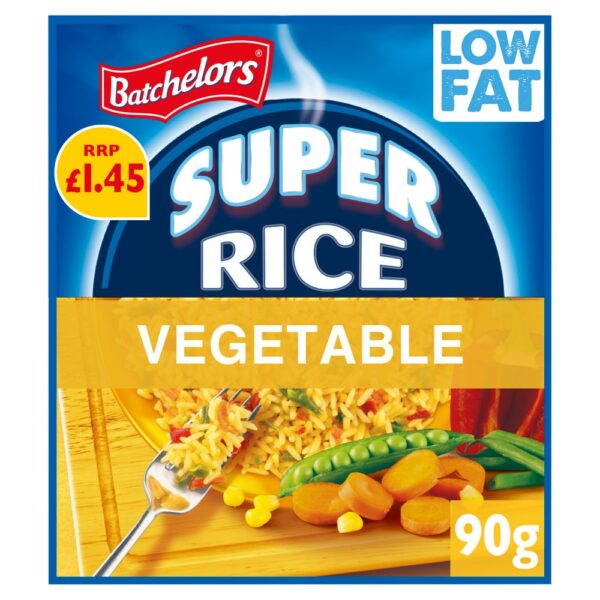 Batchelors Super Rice Golden Vegetable Flavour 90g 90g × 11 × 1