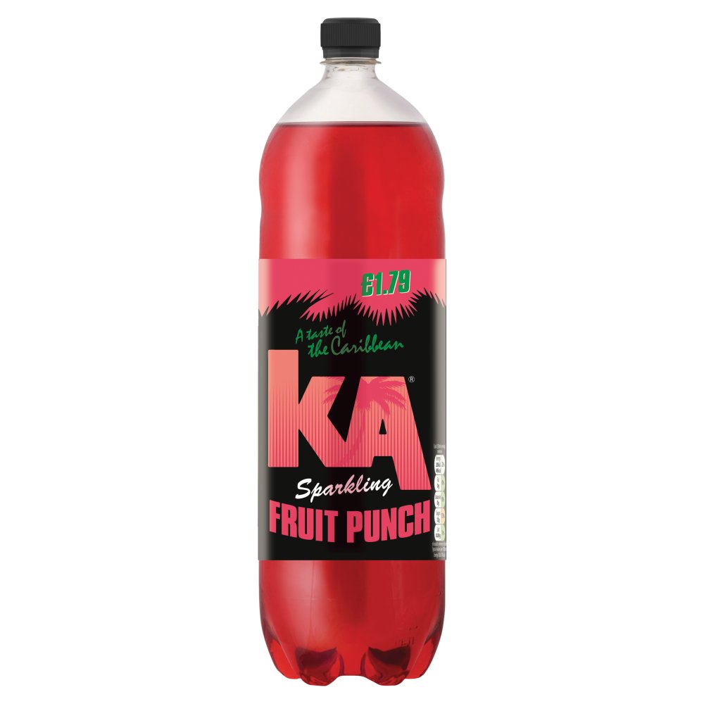 KA Sparkling Fruit Punch 2L Bottle,   2Ltr × 6 × 1