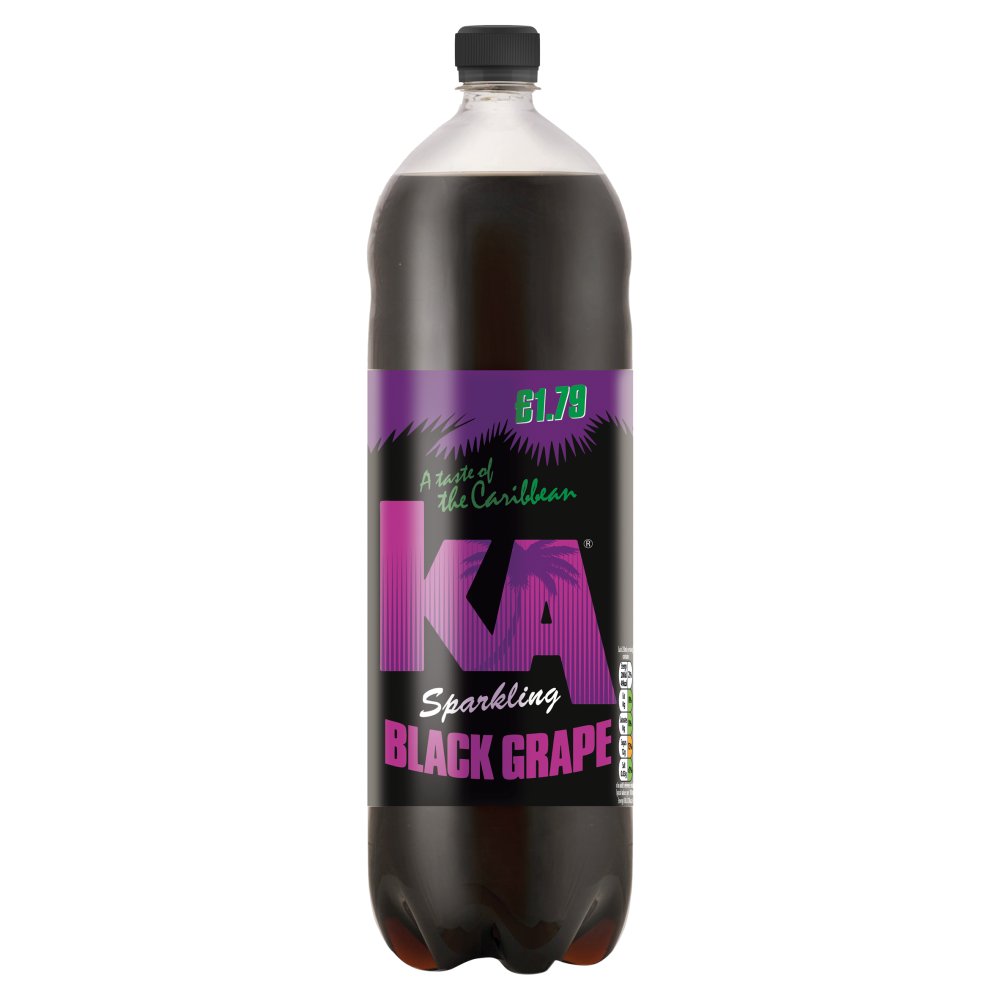 KA Sparkling Black Grape 2L Bottle,   2Ltr × 6 × 1