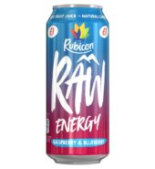 Rubicon Raw Energy Raspberry & Blueberry 500ml 500ml × 12 × 1