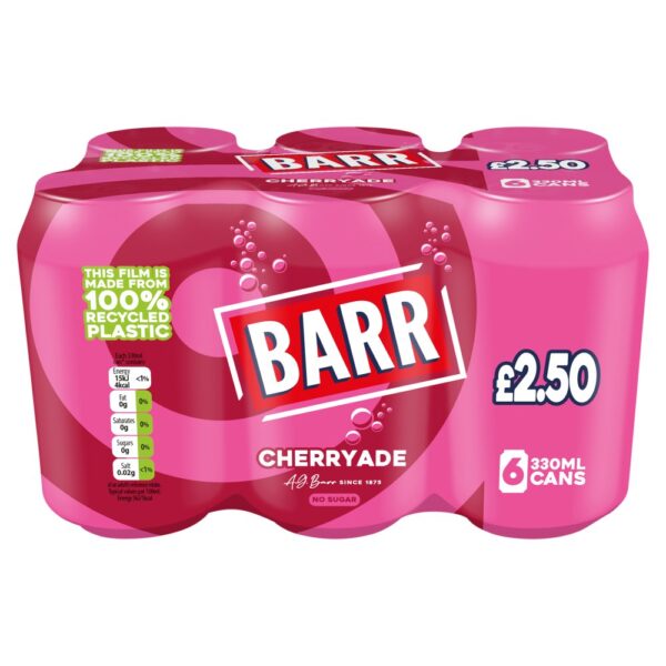Barr Cherryade 6 x 330ml 330ml × 4 × 1