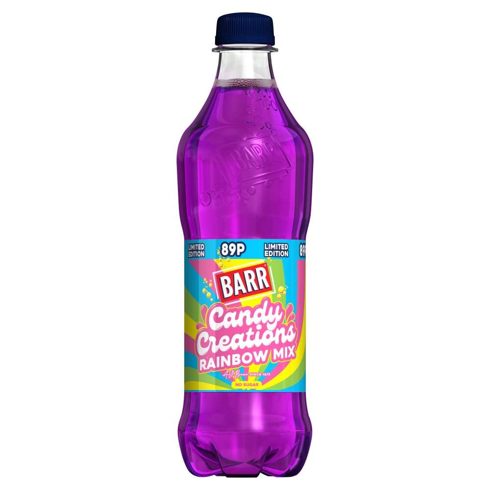 Barr Limited Edition Candy Creations Rainbow Mix 500ml 500ml × 12 × 1