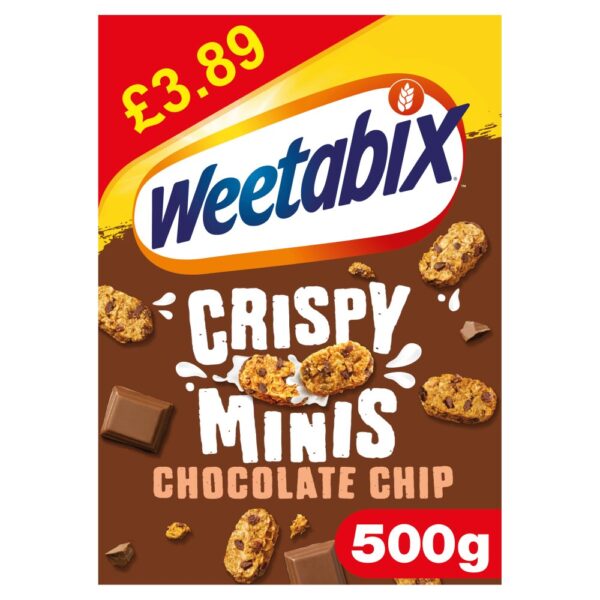Weetabix Crispy Minis Chocolate Chip 6x500g   500g × 5 × 1