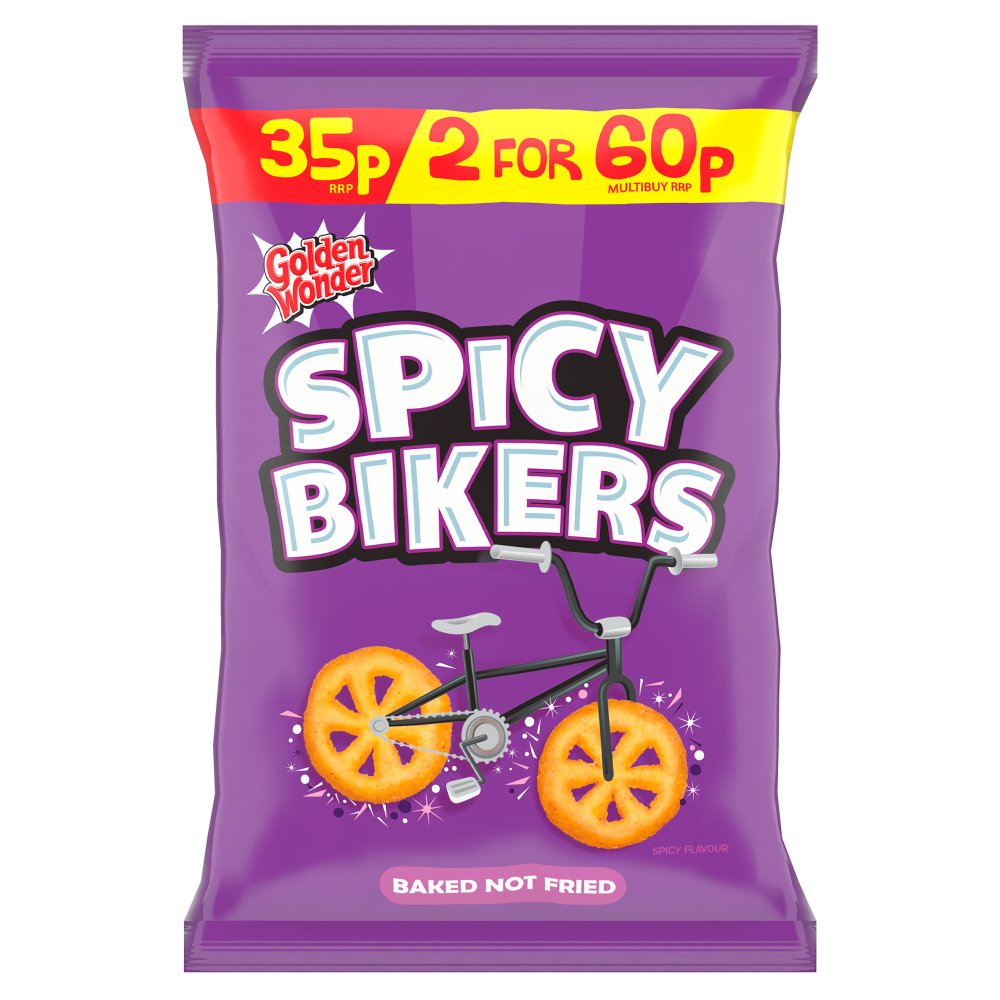 Golden Wonder Spicy Bikers 22g 22g × 36 × 1