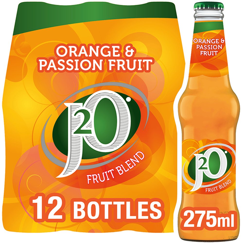 J2O Orange & Passion Fruit 12 x 275ml 275ml × 12 × 1