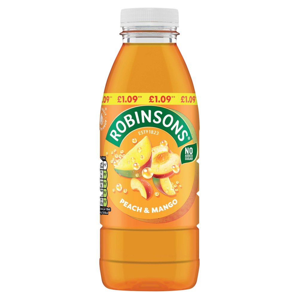 Robinsons Ready to Drink Peach & Mango Juice Drink  500ml 500ml × 12 × 1