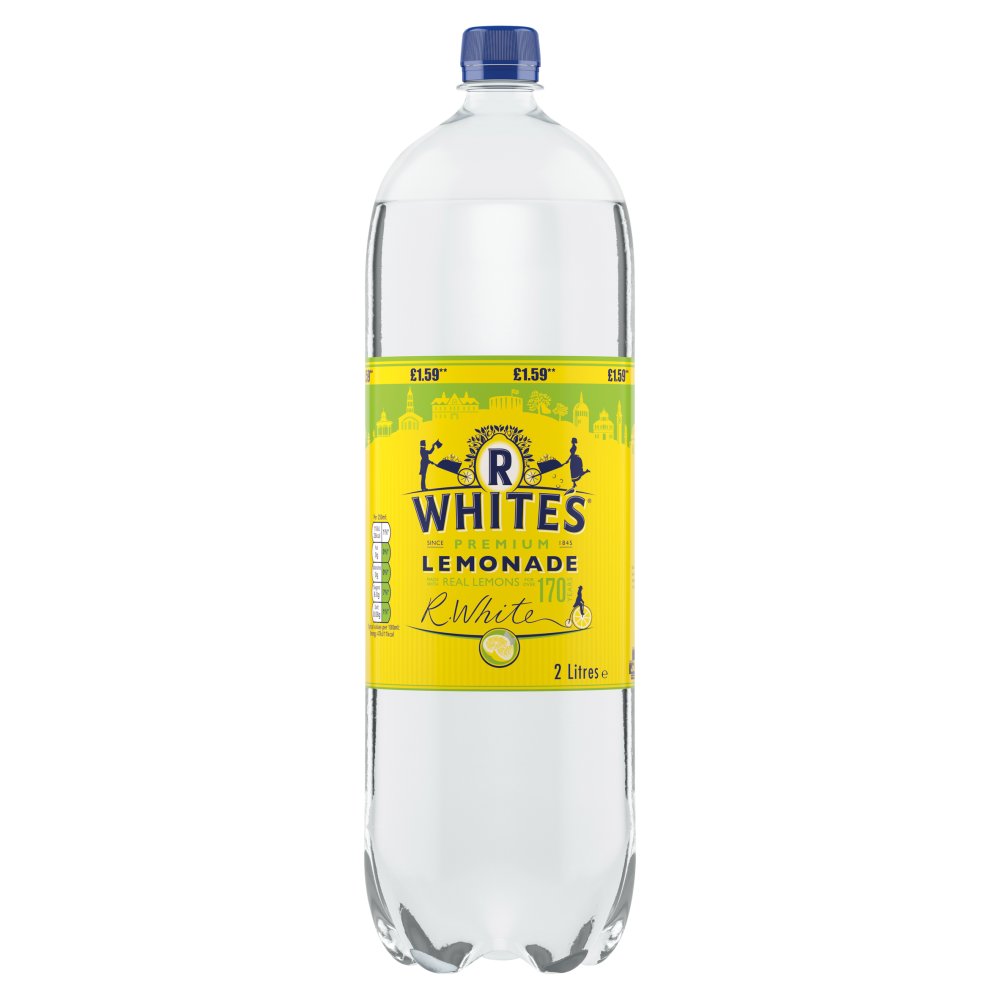 R White’s Premium Lemonade 2 Litres 2Ltr × 6 × 1