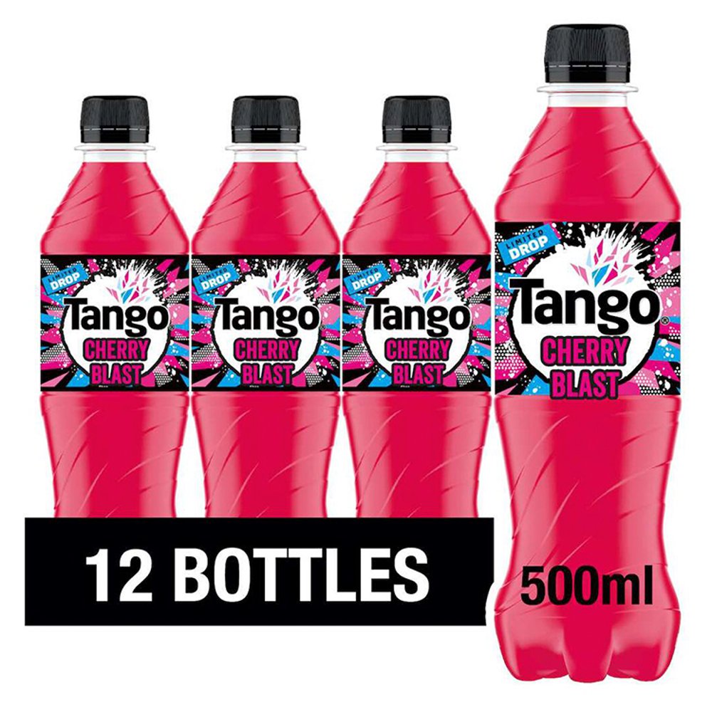 Tango Blast Cherry Bottle 500ml 500ml × 12 × 1