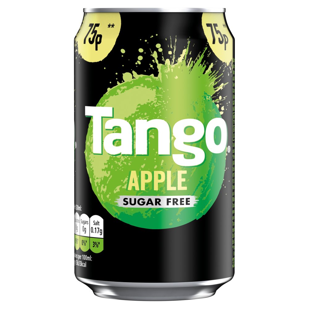 Tango Apple Sugar Free Can  330ml 330ml × 24 × 1
