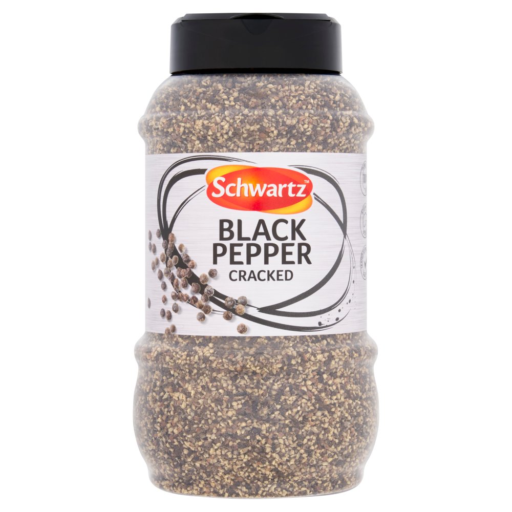 Schwartz Cracked Black Pepper 380g 380g × 6