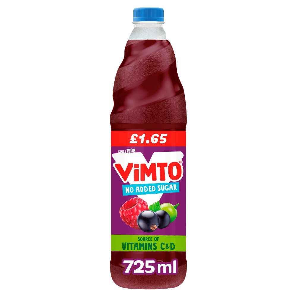 Vimto Real Fruit Squash 725ml 725ml × 12 × 1