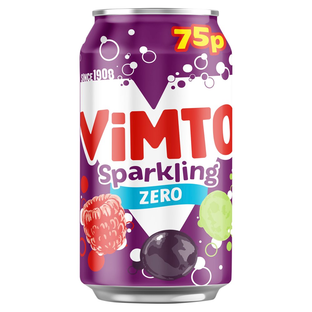 Vimto Sparkling Zero 330ml 330ml × 24 × 1
