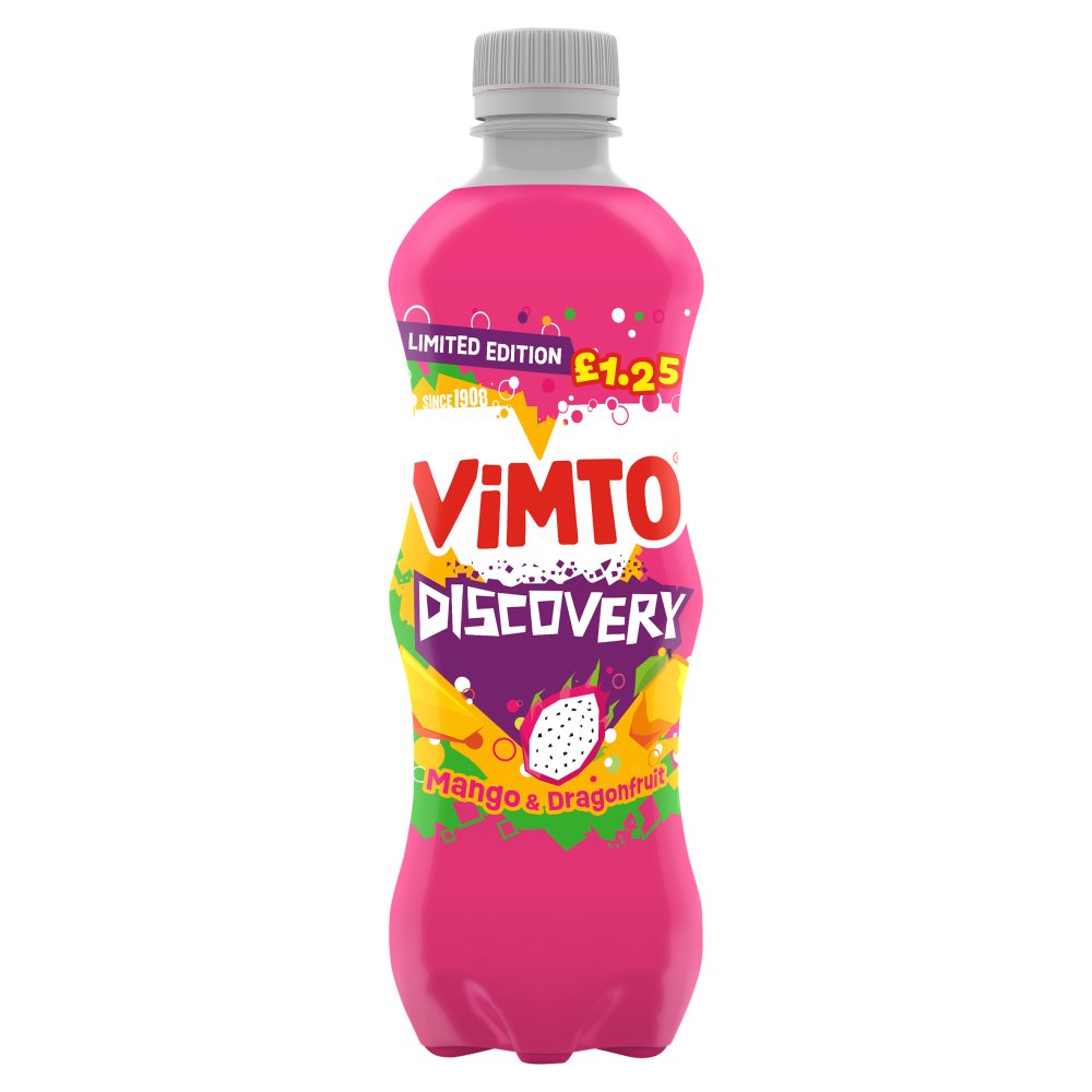 Vimto Discovery Mango & Dragonfruit 500ml 500ml × 12 × 1