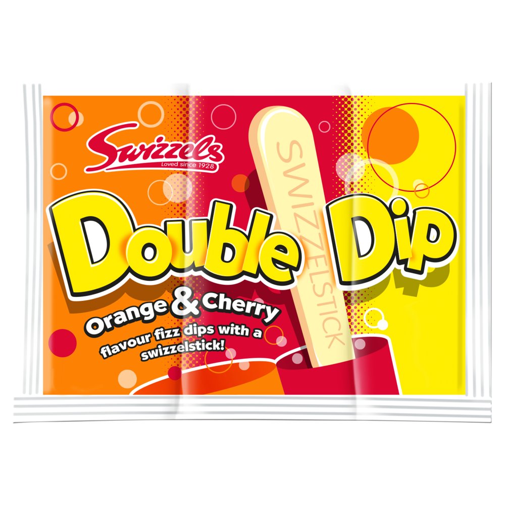 Squashies Double Dip Sherbet Sachet 19g Std × 36 × 1