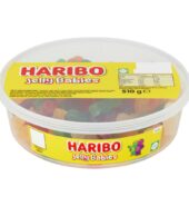 HARIBO Jelly Babies Sweets Tub 510g Pce × 100 × 1