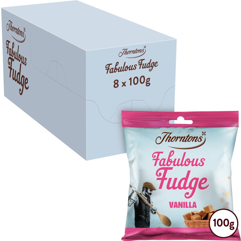 Thornton’s Fabulous Fudge Vanilla 100g 100g × 8 × 1