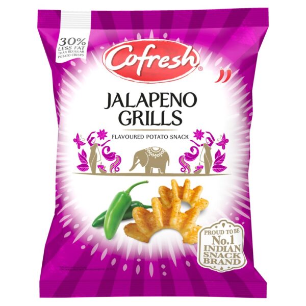 Cofresh Jalapeno Grills Flavoured Potato Snack 50g 50g × 6 × 1
