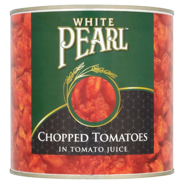 White Pearl Chopped Tomatoes in Tomato Juice 2.5kg 2.5Kg × 6