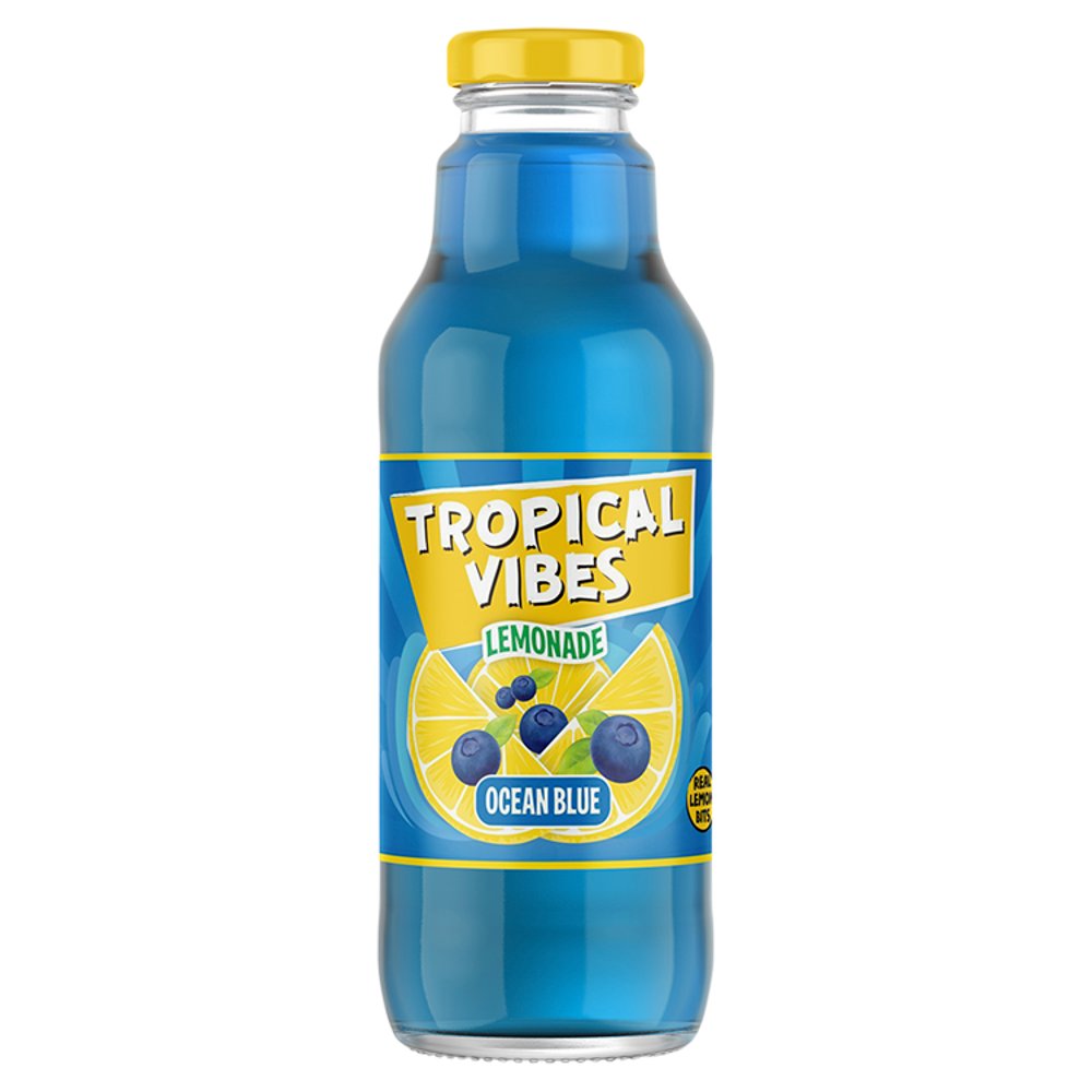Tropical Vibes Lemonade Ocean Blue 532ml 532ml × 12 × 1