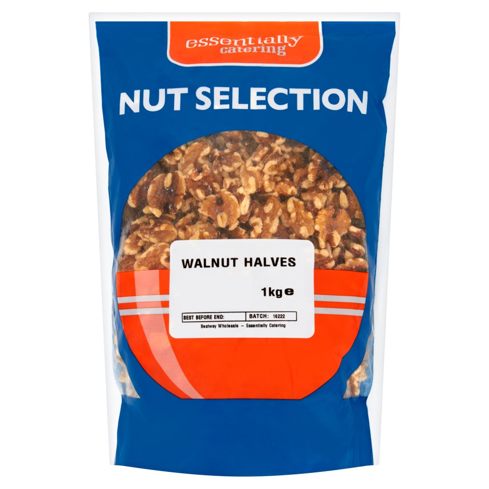 Essentially Catering Nut Selection Walnut Halves 1kg 1Kg × 6