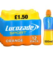 Lucozade Sport Drink Orange 500ml   500ml × 12 × 1