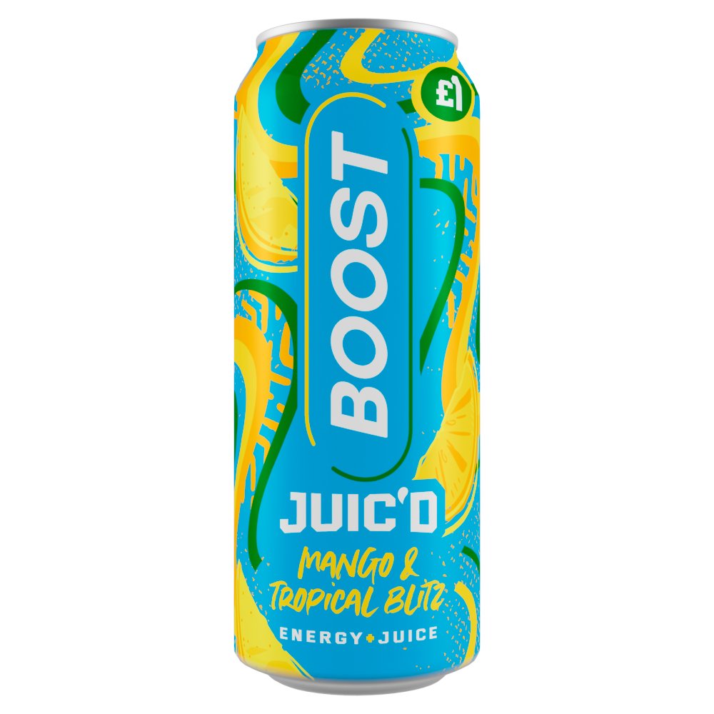 Boost Juic’d Mango & Tropical Blitz 500ml 500ml × 12 × 1