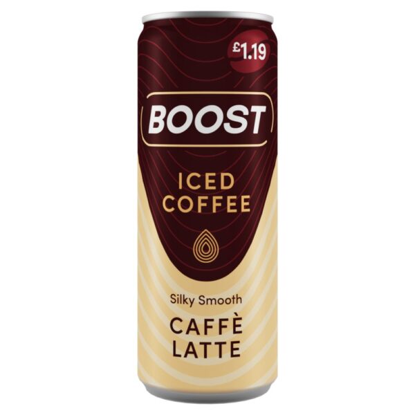Boost Iced Coffee Caffè Latte 250ml 250ml × 12 × 1