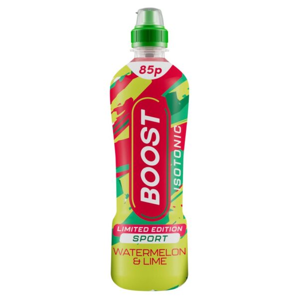 Boost Limited Edition Isotonic Sport Watermelon & Lime 500ml 500ml × 12 × 1