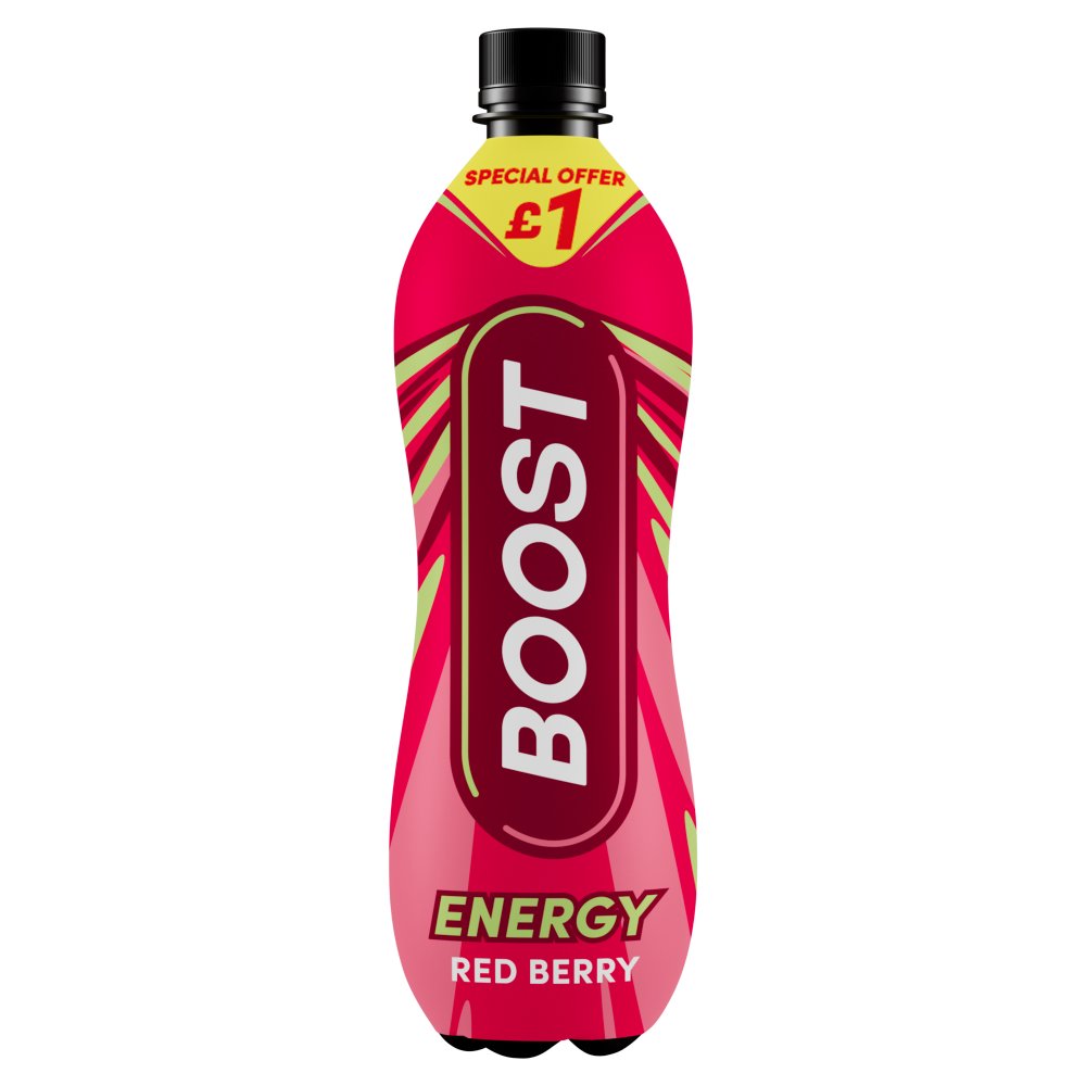 Boost Energy Red Berry 500ml 500ml × 12 × 1