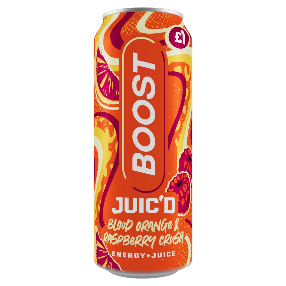 Boost Juic'd Blood Orange & Raspberry Crush 500ml 500ml × 12 × 1