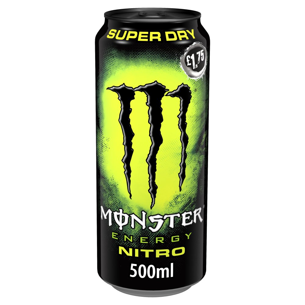 Monster Energy Drink Nitro Super Dry 500ml   500ml × 12 × 1