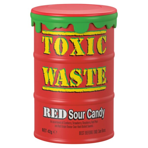 Toxic Waste Red Sour Candy 42g 42g × 12 × 1
