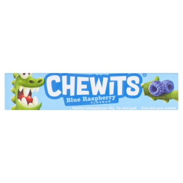 Chewits Blue Raspberry Flavour 30g Std × 40 × 1