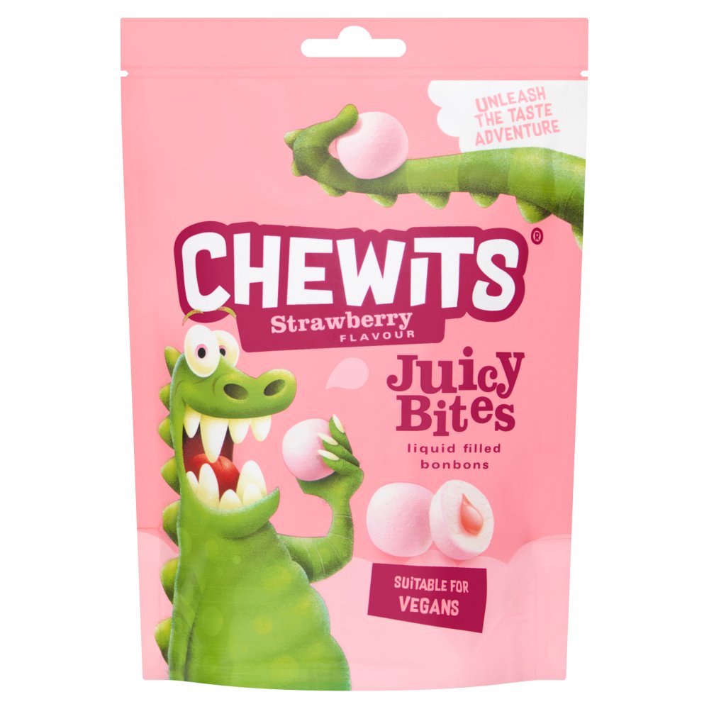 Chewits Strawberry Flavour Juicy Bites 115g 115g × 10 × 1